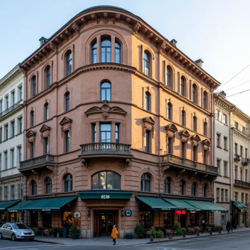 Zabytkowa kamienica na ulicy Piotrkowskiej w Łodzi - nieruchomości Śródmieście