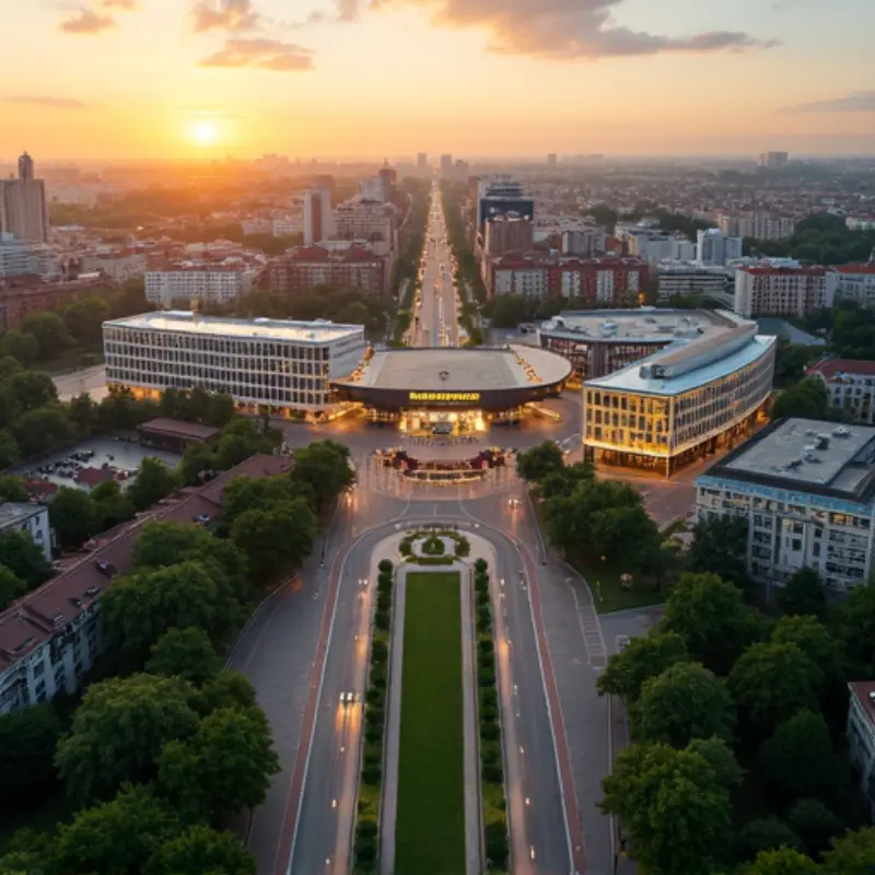 Panorama Łodzi z lotu ptaka - rynek nieruchomości w Łodzi 2026